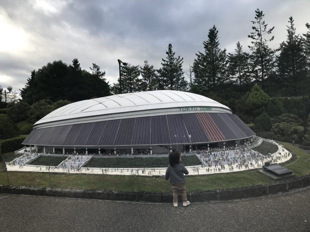東京ドームのミニチュア
